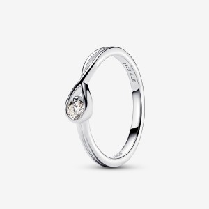 Pandora Brilliance 0.15 ct tw Rings Sterling Silver | IDM-671095