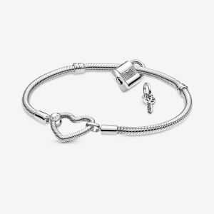 Pandora Charm Bracelets Sterling Silver | ERN-693041