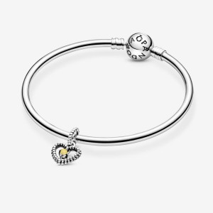 Pandora Charm Holders Sterling Silver | UQZ-293741