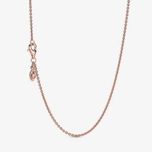 Pandora Classic Cable Charm Holders Rose Gold Plated | QAT-459723