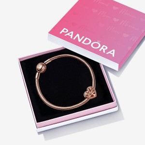 Pandora Family Tree Heart Gift Set Charm Bracelets Rose Gold Plated | IEZ-298573
