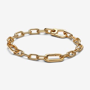 Pandora ME Link Link Bracelets Gold Plated | LHP-713580