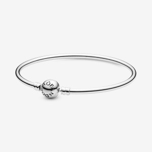 Pandora Moments Bangle Charm Bracelets Sterling Silver | YWM-514026