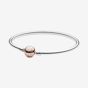 Pandora Moments Bangle Charm Holders Two-tone | TMG-061829