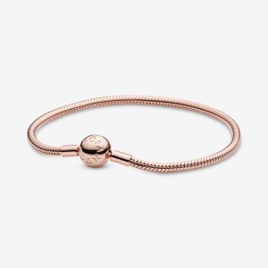 Pandora Moments Snake Charm Holders Rose Gold Plated | CPX-097613